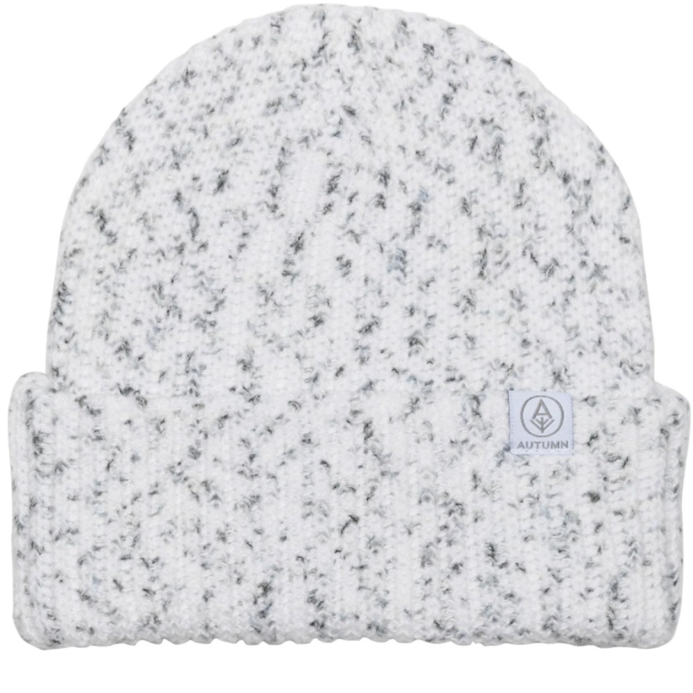 Autumn Simple R Beanie - Dusty Snow